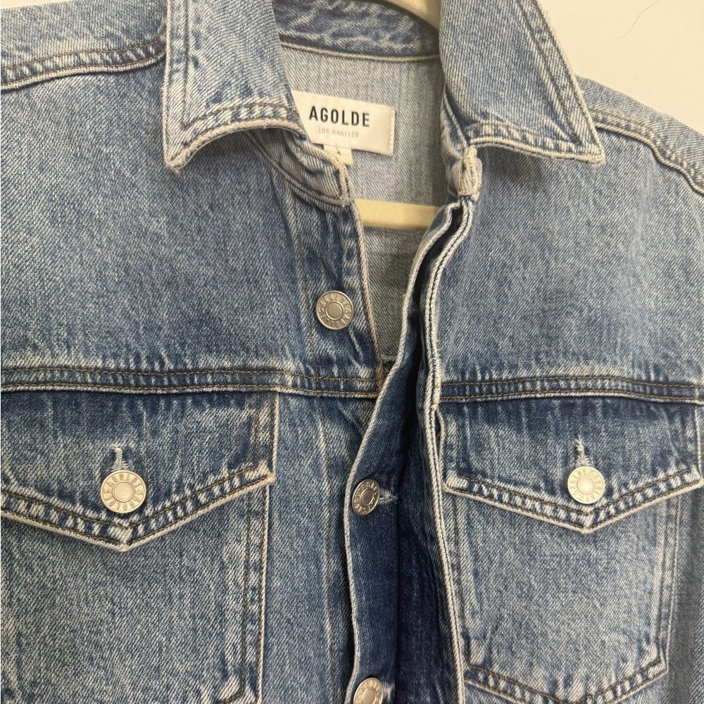 AGOLDE Rio Zora Denim Playsuit - Mid denim - Picture 11 of 13